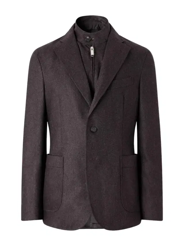 Slowear Wool-Blend Flannel Suit Jacket - Men