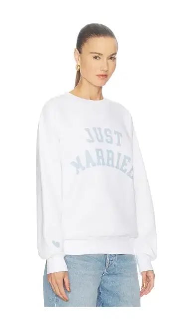 DEPARTURE Just Married Sweatshirt | Thumbnail 2