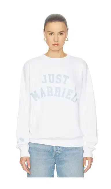 DEPARTURE Just Married Sweatshirt | Thumbnail 1