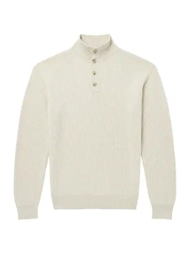 FEDELI Kyoto Ribbed Cashmere Polo Shirt - Men | Thumbnail 1 FEDELI Kyoto Ribbed Cashmere Polo Shirt - Men | Thumbnail 1
