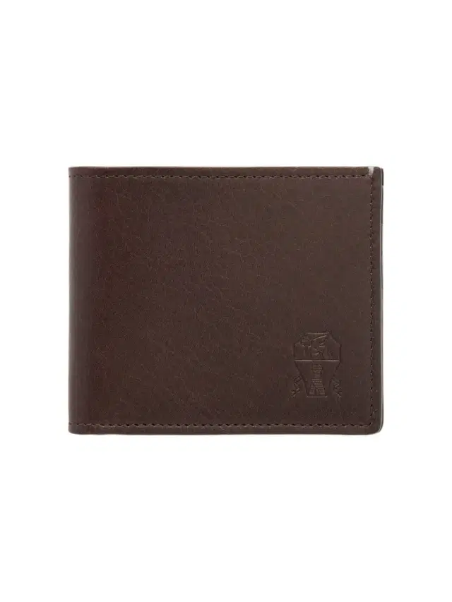 Brunello Cucinelli Logo-Debossed Leather Billfold Wallet - Men
