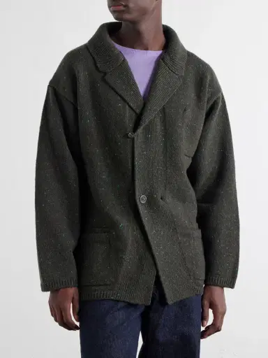 Inis Meáin Wool and Cashmere-Blend Cardigan - Men | Thumbnail 3 Inis Meáin Wool and Cashmere-Blend Cardigan - Men | Thumbnail 3