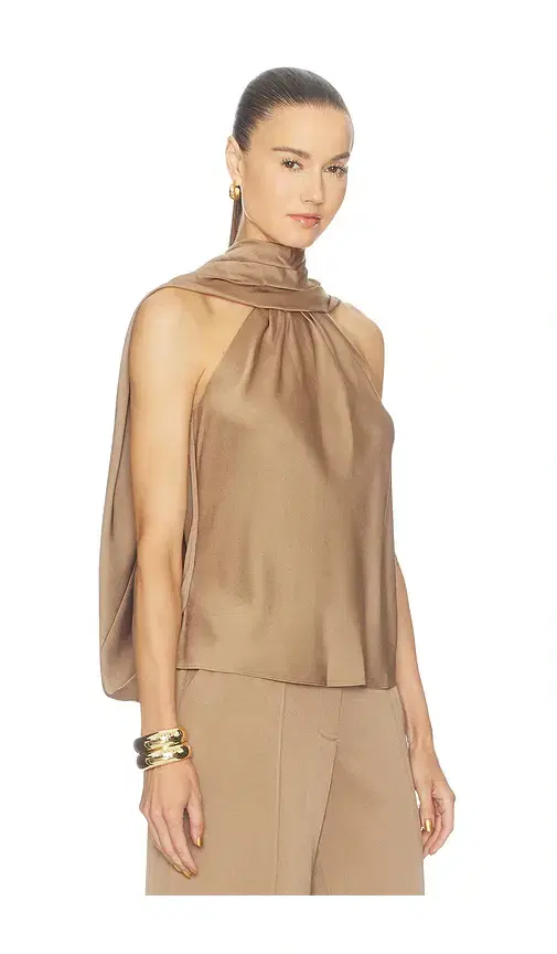 Simkhai Scarlett Cape Top