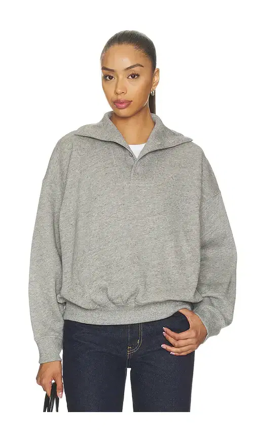 Polo Ralph Lauren Arctic Fleece Knit Long Sleeve Mock Neck Sweatshirt