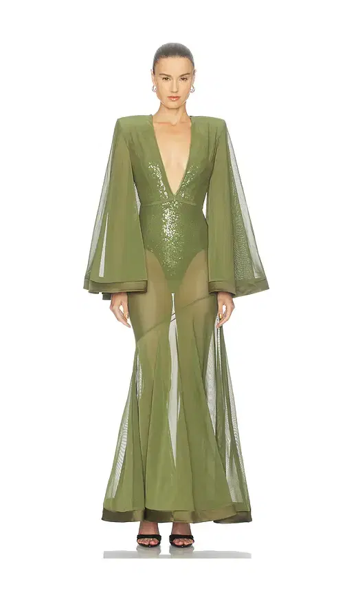 Zhivago Illusion Survives Love 2 Pc Mesh Gown