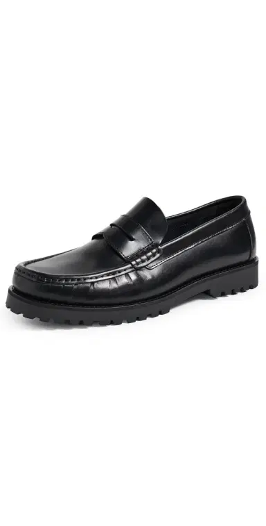 Vinny's Lee Lake Loafers Black Nappa | Thumbnail 1