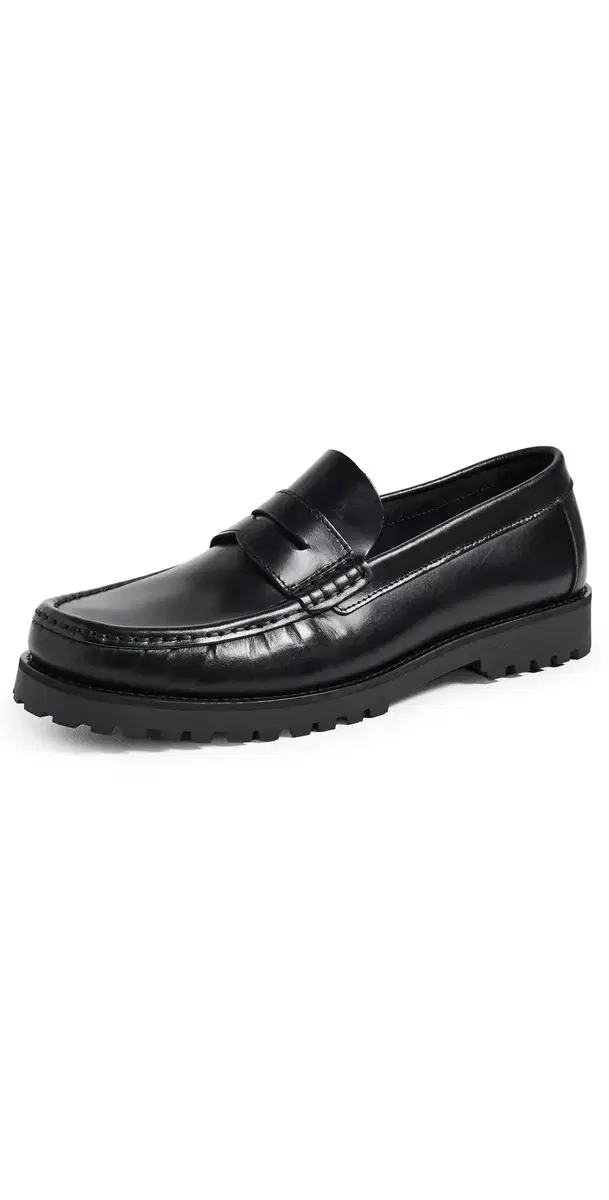 Vinny's Lee Lake Loafers Black Nappa