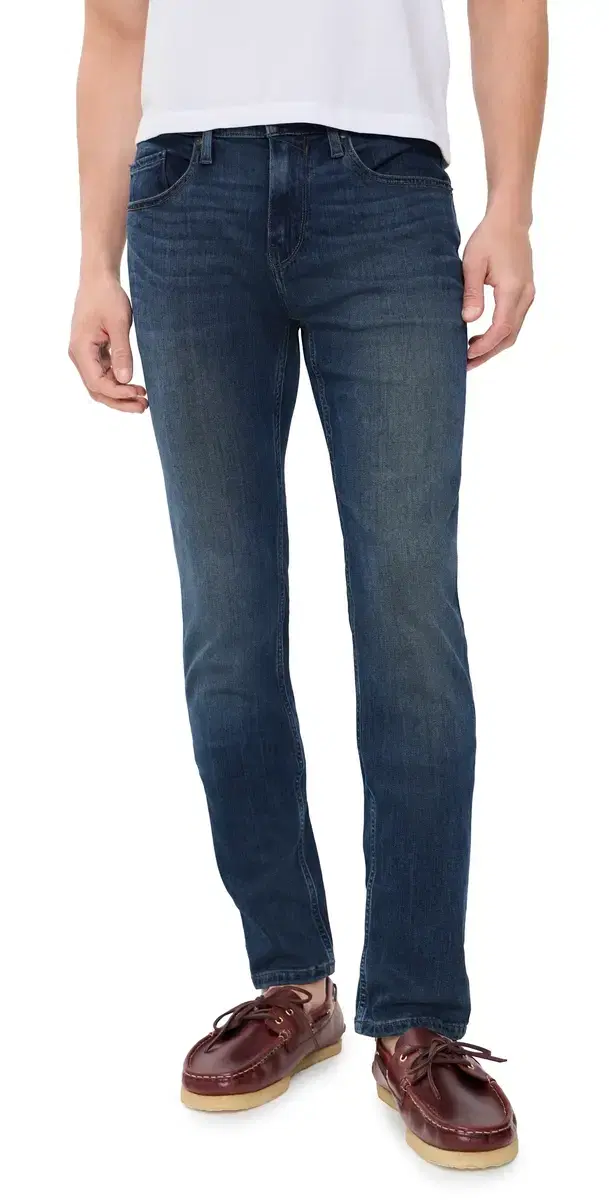 PAIGE Federal Transcend Slim Straight Jeans Blakely