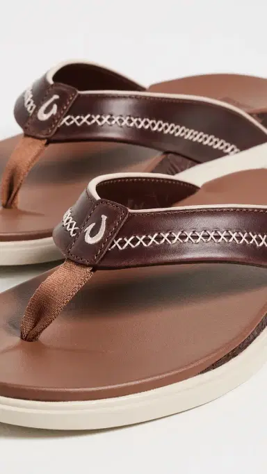 OluKai Shoreline Leather Sandals | Thumbnail 5