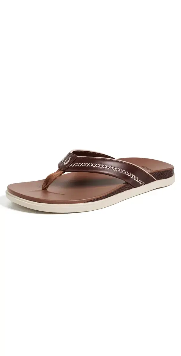 OluKai Shoreline Leather Sandals