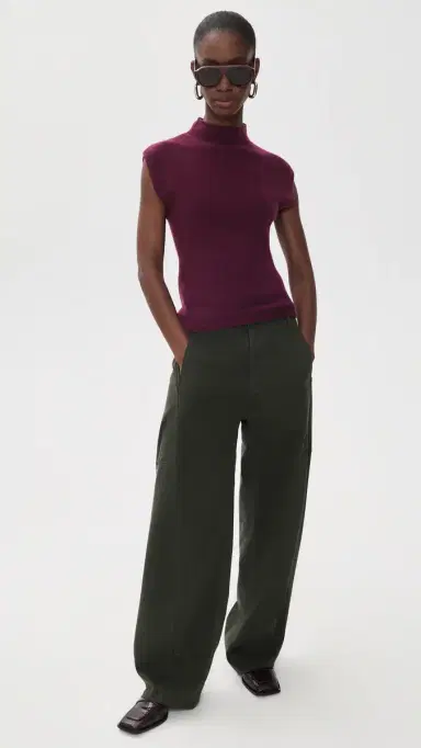 TANYA TAYLOR Adrien Cashmere Sweater Blackberry | Thumbnail 5