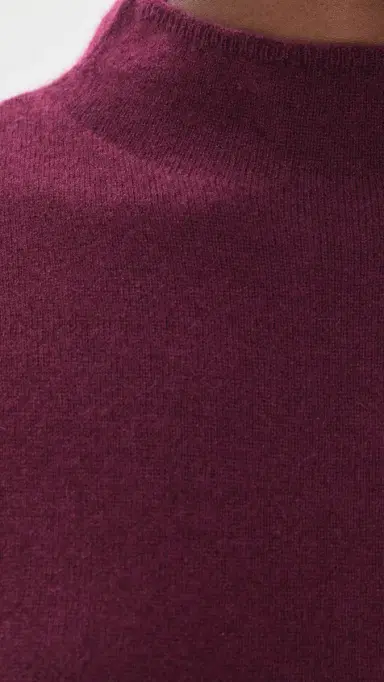TANYA TAYLOR Adrien Cashmere Sweater Blackberry | Thumbnail 6