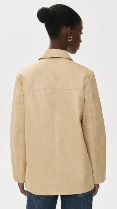 Muse Assembly Maggie Faux Leather Jacket | Thumbnail 3 Muse Assembly Maggie Faux Leather Jacket | Thumbnail 3