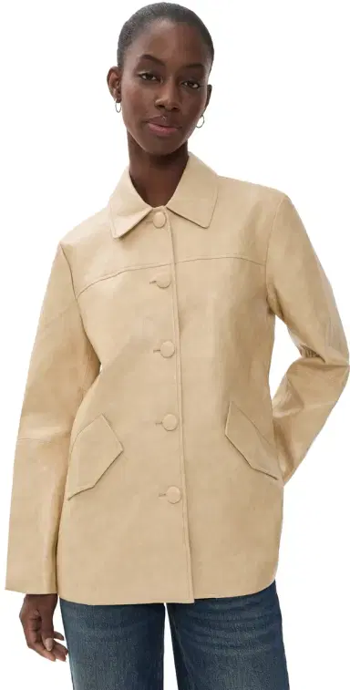 Muse Assembly Maggie Faux Leather Jacket | Thumbnail 1 Muse Assembly Maggie Faux Leather Jacket | Thumbnail 1