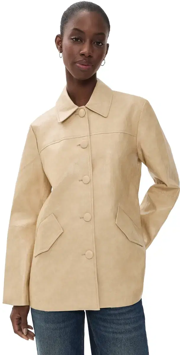Muse Assembly Maggie Faux Leather Jacket