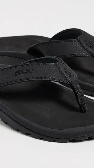 OluKai Ohana Sandals Black/Black | Thumbnail 5