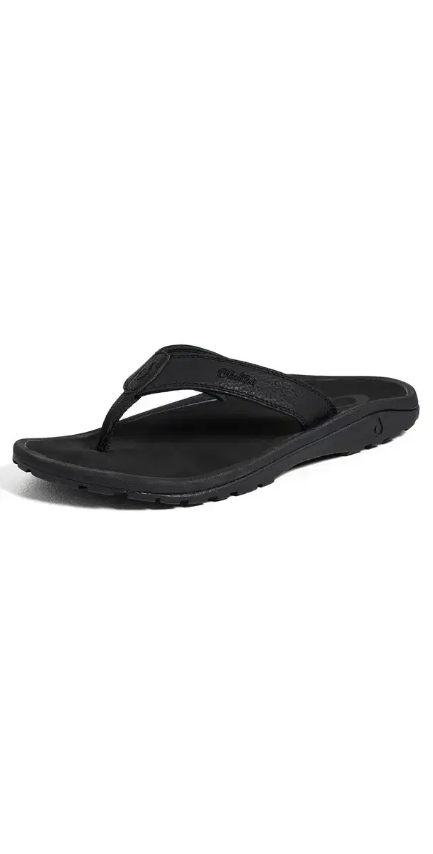 OluKai Ohana Sandals Black/Black