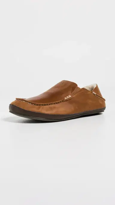 OluKai Moloa Slippers Toffee/Dk Wood | Thumbnail 2