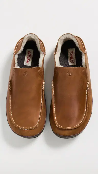 OluKai Moloa Slippers Toffee/Dk Wood | Thumbnail 4