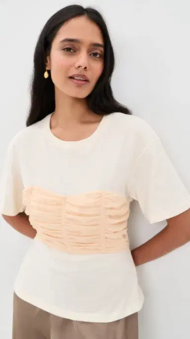 Ulla Johnson Mila SS Cotton Top | Thumbnail 2