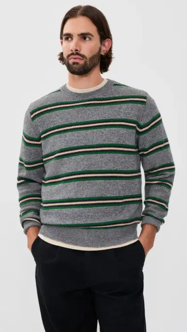 Madewell Frances Stripe Crew Sweater | Thumbnail 2 Madewell Frances Stripe Crew Sweater | Thumbnail 2