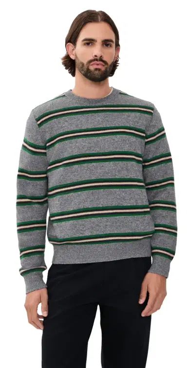 Madewell Frances Stripe Crew Sweater | Thumbnail 1 Madewell Frances Stripe Crew Sweater | Thumbnail 1