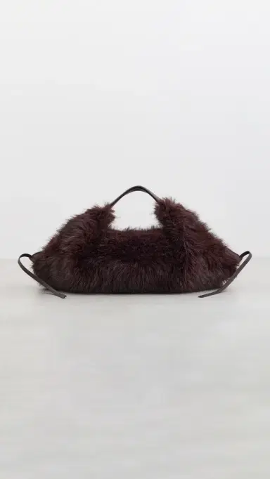 3.1 Phillip Lim Faux Fur Luna Bag Espresso One Size | Thumbnail 2