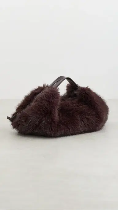 3.1 Phillip Lim Faux Fur Luna Bag Espresso One Size | Thumbnail 4