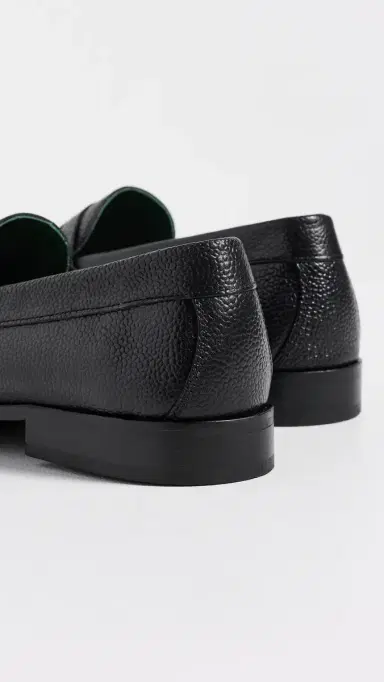 Vinny's Vee Vale Loafers Black Grain Leather | Thumbnail 3