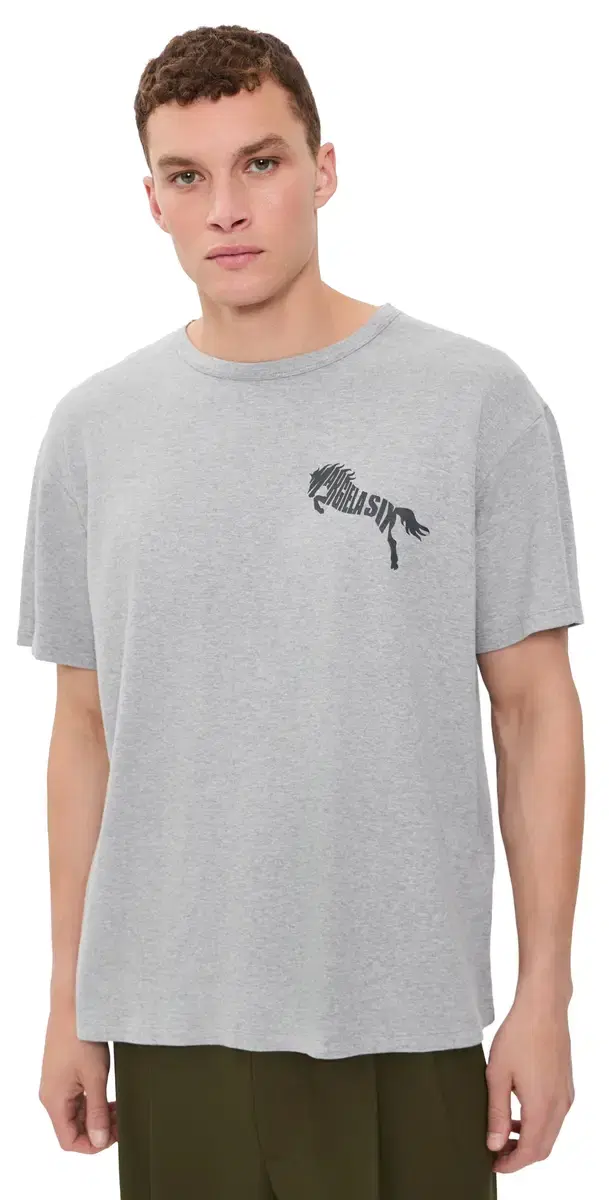 MM6 MAISON MARGIELA Graphic Tee Grey elange