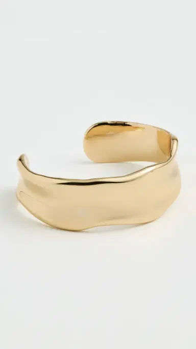 Ettika Wavy Days Cuff Gold One Size | Thumbnail 2