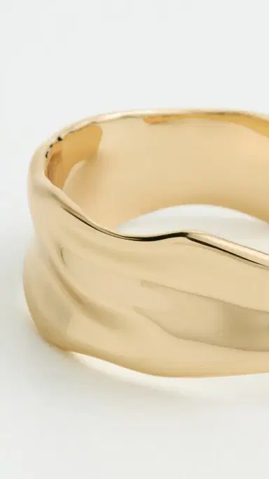 Ettika Wavy Days Cuff Gold One Size | Thumbnail 4