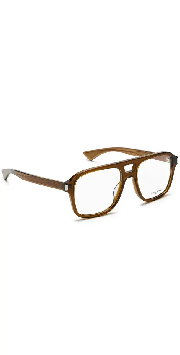 Saint Laurent 881 Eyeglasses Brown/Transparent One Size