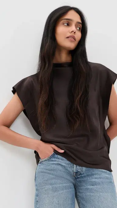 TANYA TAYLOR Adrien Top Dark Fig | Thumbnail 2 TANYA TAYLOR Adrien Top Dark Fig | Thumbnail 2