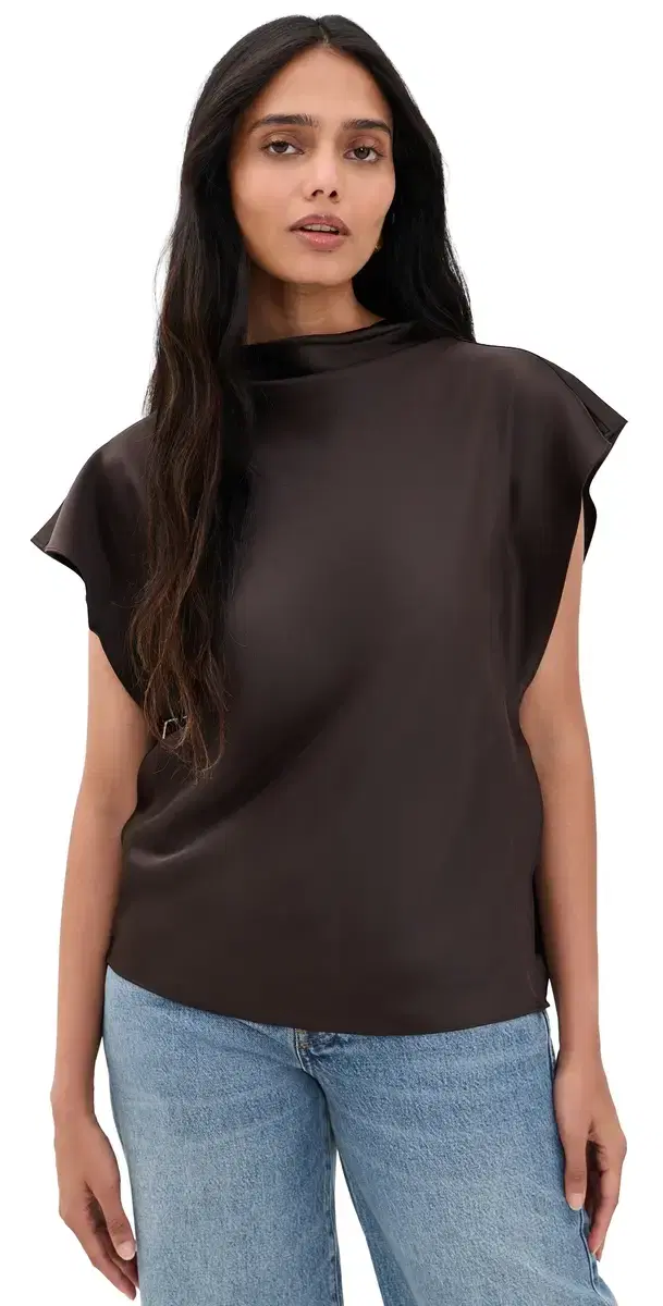 TANYA TAYLOR Adrien Top Dark Fig