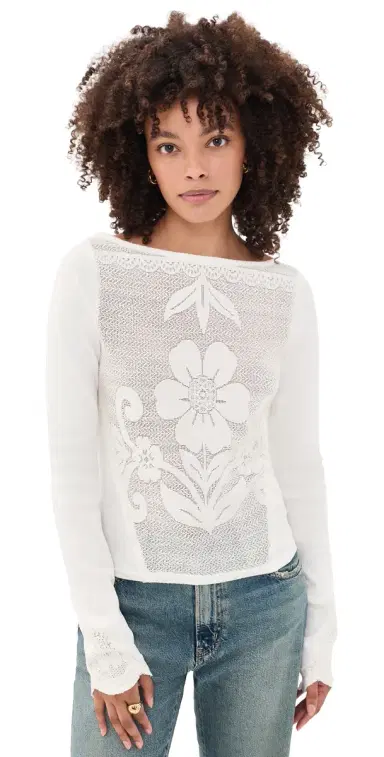 Free People Delilah Long Sleeve Tee | Thumbnail 1 Free People Delilah Long Sleeve Tee | Thumbnail 1