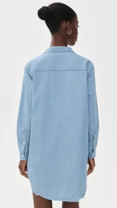 FRANK & EILEEN Mary Chambray Dress Classic Blue Wash Denim | Thumbnail 3 FRANK & EILEEN Mary Chambray Dress Classic Blue Wash Denim | Thumbnail 3