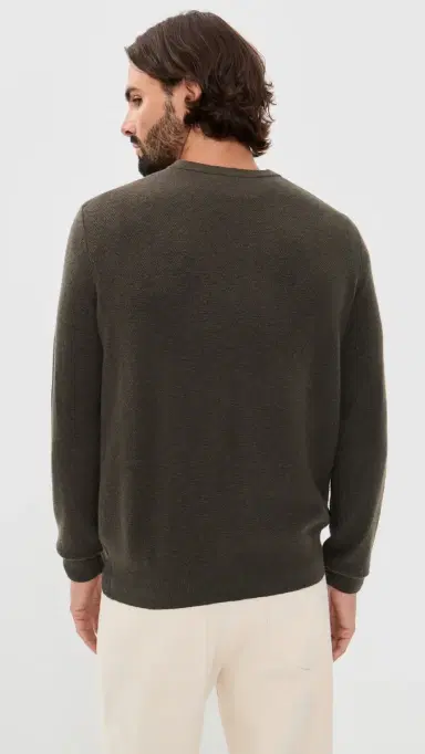 Faherty Jackson Crew Sweater Coast Brown | Thumbnail 3 Faherty Jackson Crew Sweater Coast Brown | Thumbnail 3