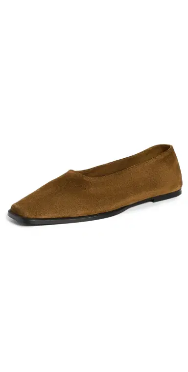 Staud Lewis Suede Flats | Thumbnail 1 Staud Lewis Suede Flats | Thumbnail 1