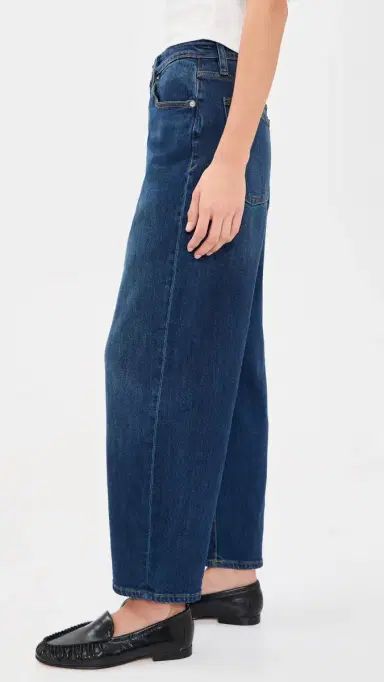 GOOD AMERICAN Vintage Barrel Ankle Jeans Meridian | Thumbnail 4