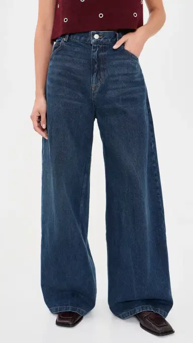 Rachel Comey Dottir Wide Barrel Jeans MUDDY INDIGO | Thumbnail 2 Rachel Comey Dottir Wide Barrel Jeans MUDDY INDIGO | Thumbnail 2