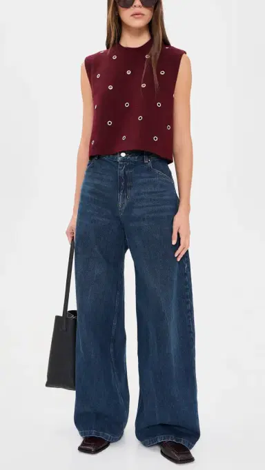 Rachel Comey Dottir Wide Barrel Jeans MUDDY INDIGO | Thumbnail 5 Rachel Comey Dottir Wide Barrel Jeans MUDDY INDIGO | Thumbnail 5