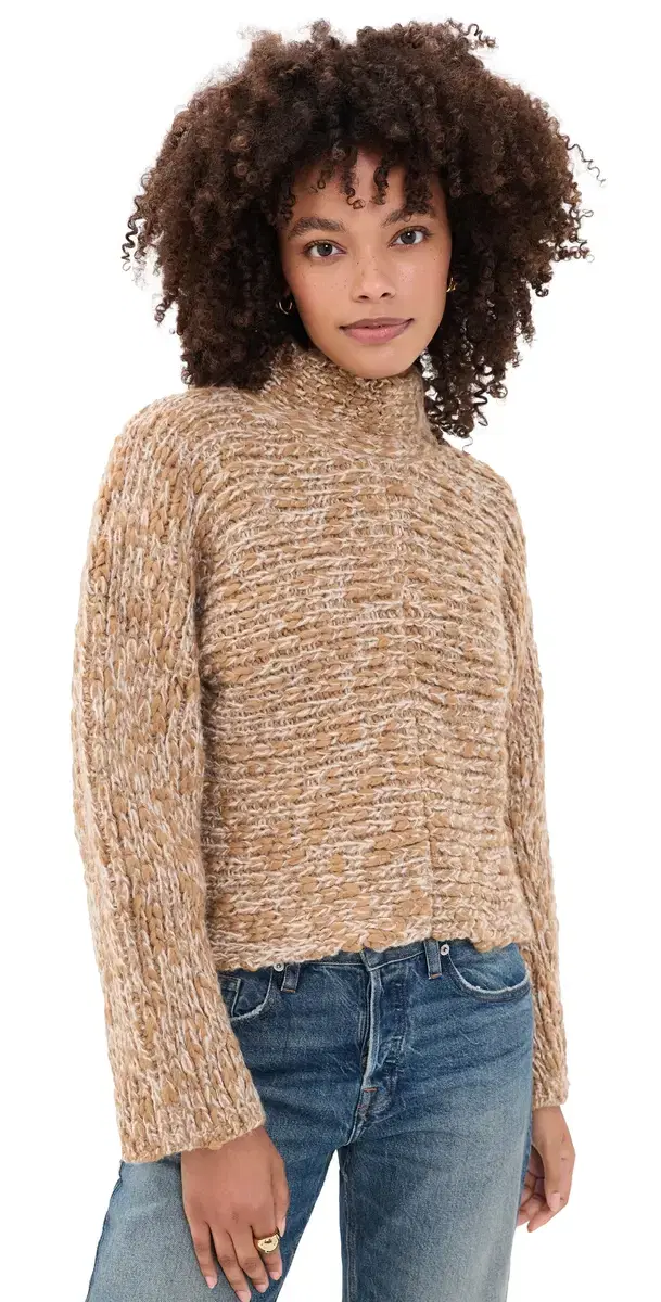 Proenza Schouler White Label Pippa ulti Yarn Sweater Oat elange