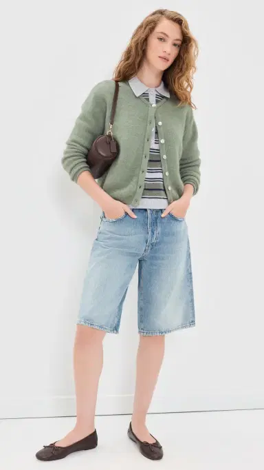 American Vintage Vitow Cardigan Khaki ultichine | Thumbnail 5