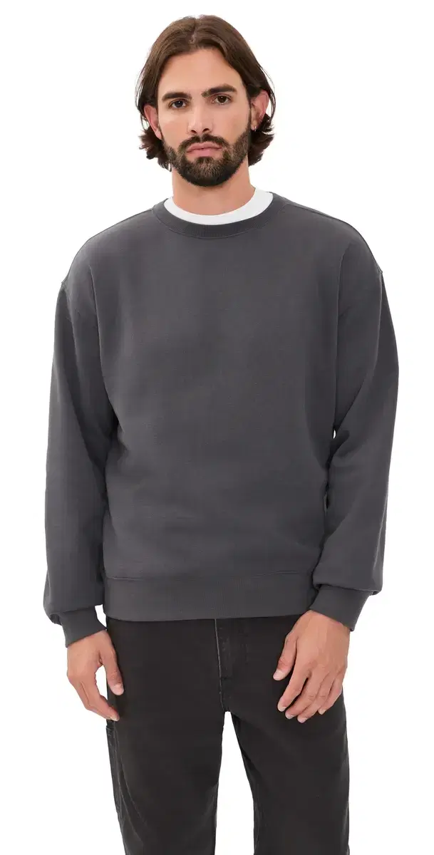 Beyond Yoga uxefleece Crewneck Pullover Black Ash