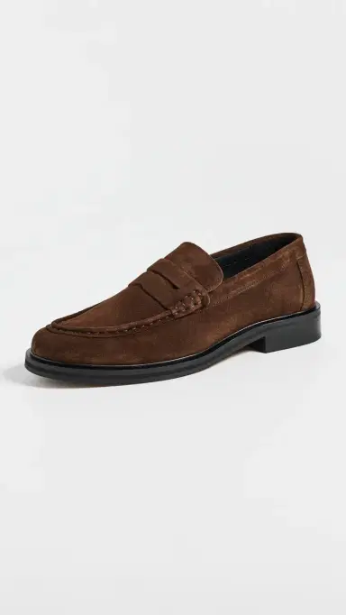 Vinny's Lee Vale Suede Loafers Brown Suede | Thumbnail 2