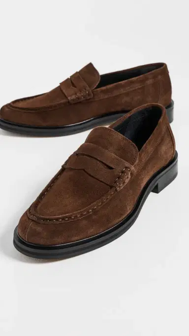 Vinny's Lee Vale Suede Loafers Brown Suede | Thumbnail 4