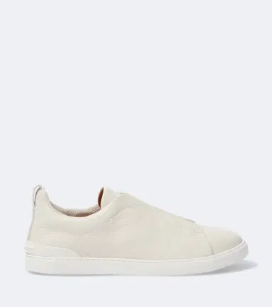 Zegna Triple Stitch leather sneakers | Thumbnail 3