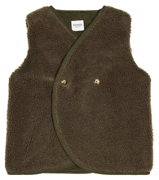 DONSJE Monty faux shearling vest