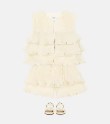 DONSJE Cette ruffled tiered top | Thumbnail 4